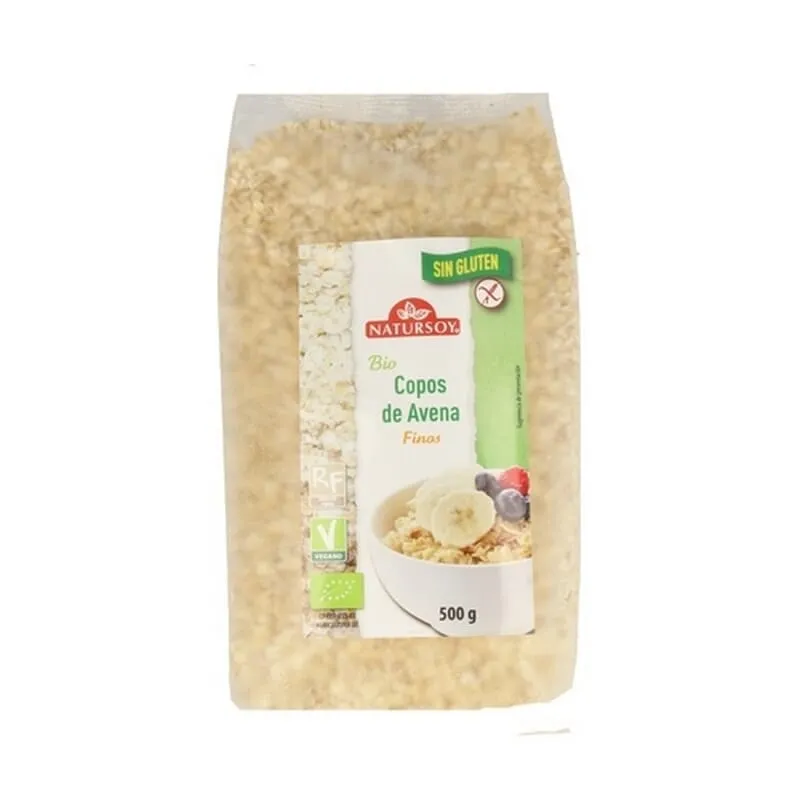 Copos De Avena Finos Sin Gluten 500g
