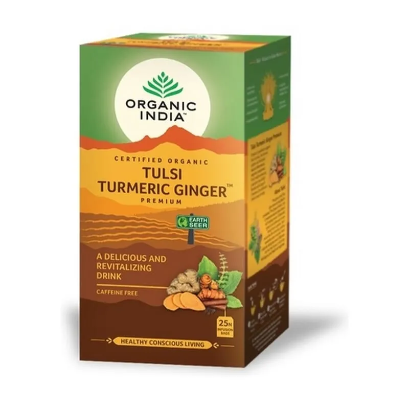 Tulsi Tumeric Ginger Eco 25 Uds