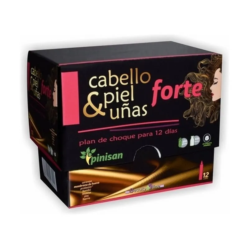 Cabello Piel Uñas Forte Sin Gluten 12 Viales