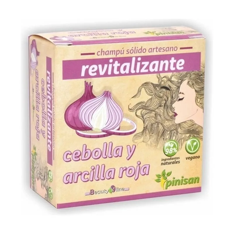 Champú Sólido Revitalizante Cebolla y Arcilla Roja 65g