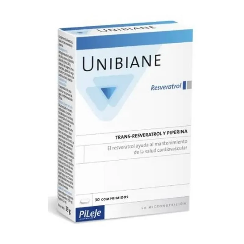 Unibiane Resveratrol 30 Tabs