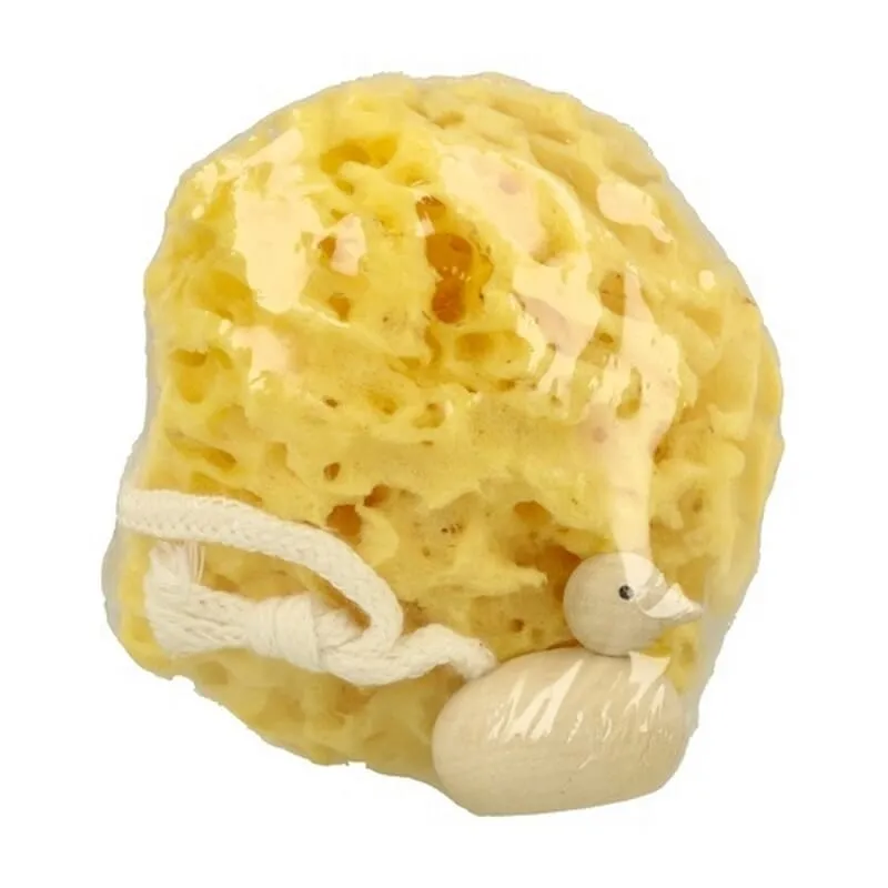 Esponja Marina Bebe Patito De Madera