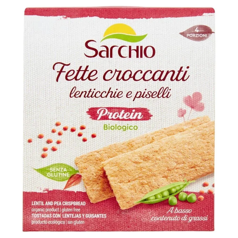 Tostadas De Lentejas Y Guisantes Bio 120g