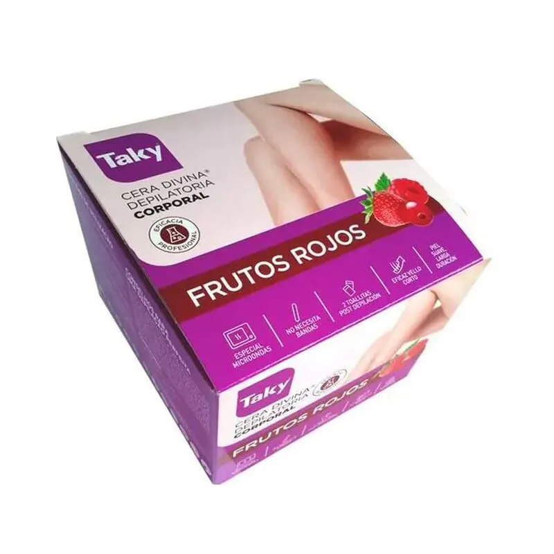 Cera Divina Depilatoria Corporal Frutos Rojos 400g