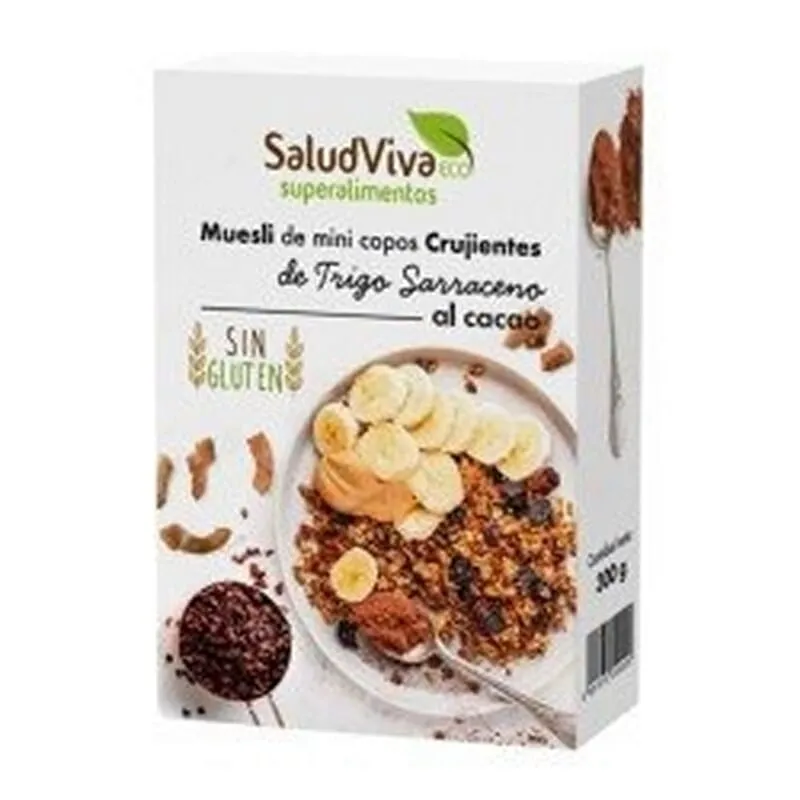 Muesli Crujiente Trigo Sarraceno Cacao Mini 300g
