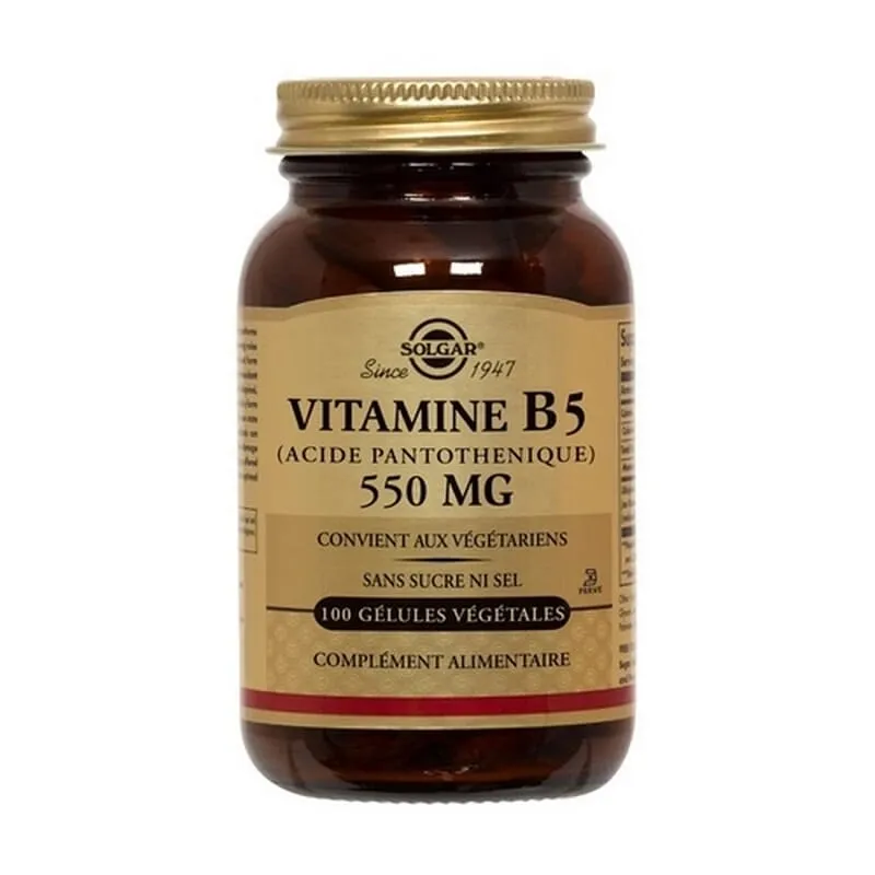 Acido Pantotenico 550Mg 50 Caps