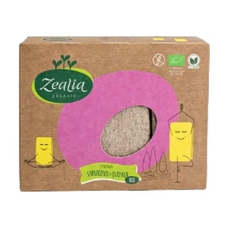 Crackers De Sarraceno Y Quinoa Sin Gluten Bio 120g