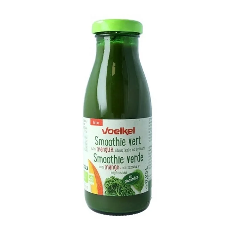 Smoothie Verde Con Mango Col Rizada Y Espinacas 250 ml