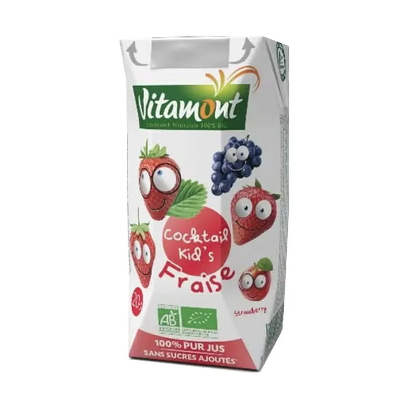 Zumo De Fresa Cocktail Kid´s Bio 6 Uds 200 ml