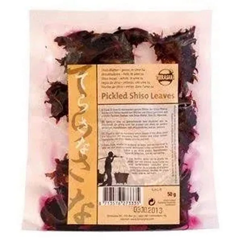 Hojas De Shiso En Encurtido Vegan 50g