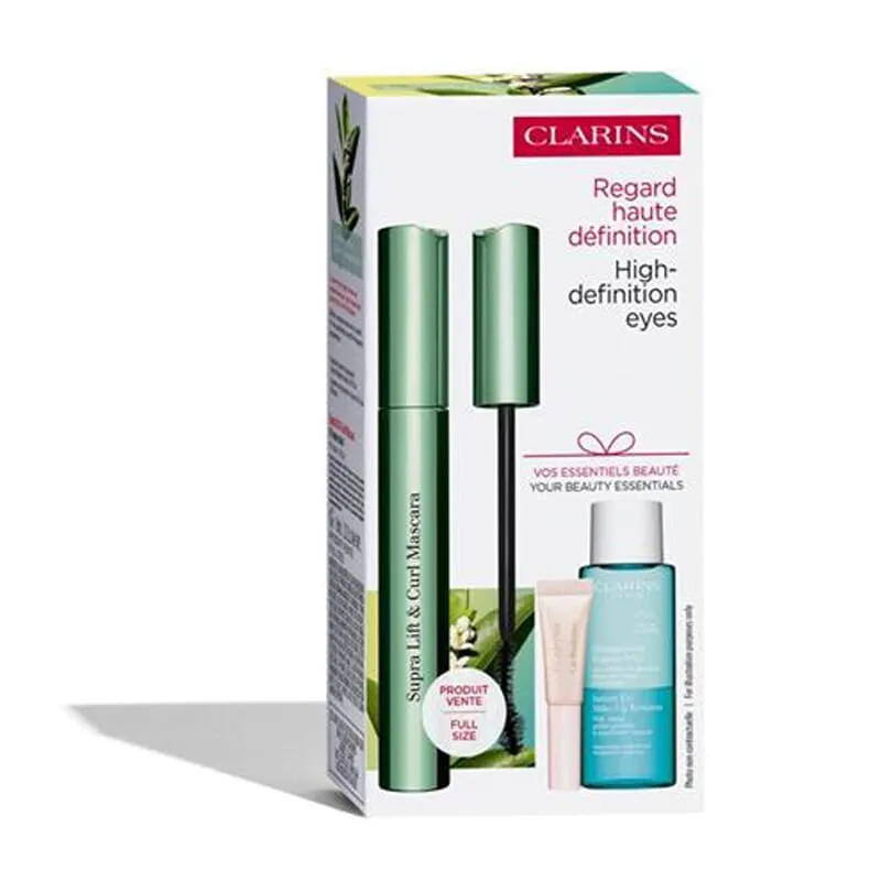 Supra Lift & Curl Mascara + Lip Perfector + Eye Make-Up Remover Lote