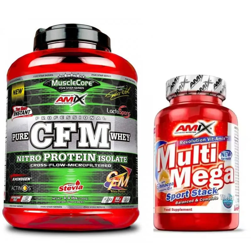 Pack Regalo CFM Nitro Isolate 2 Kg + Multimega 30 Caps