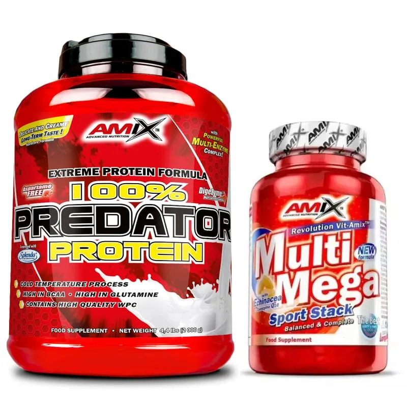 Pack Regalo Predator Protein 2 Kg + Multimega 30 Caps