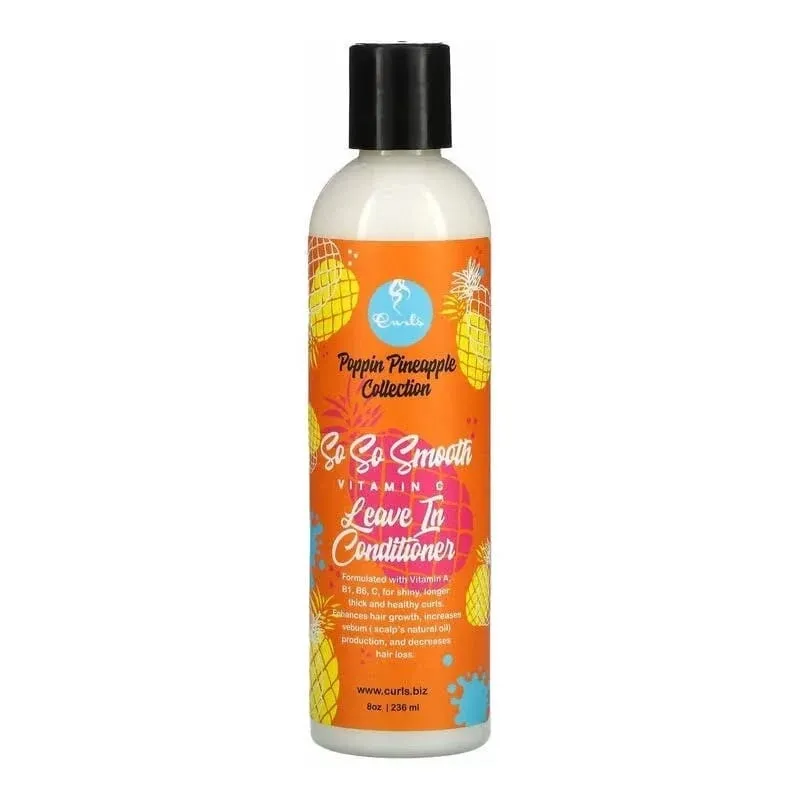 Poppin Pineapple Collection So So Smooth Acondicionador Leave-In 236 ml