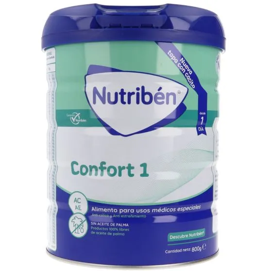 Nutribén Confort 1 AC/AE trastornos digestivos leves 800 gr