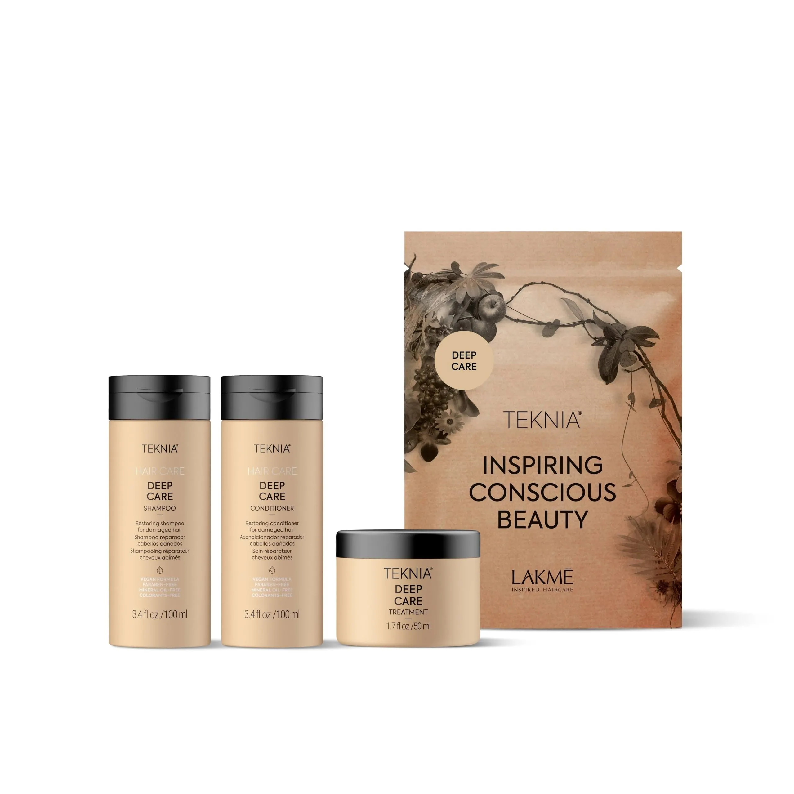 Teknia Inspiring Conscious Beauty Pack Deep Care 1 Lote 3 Uds