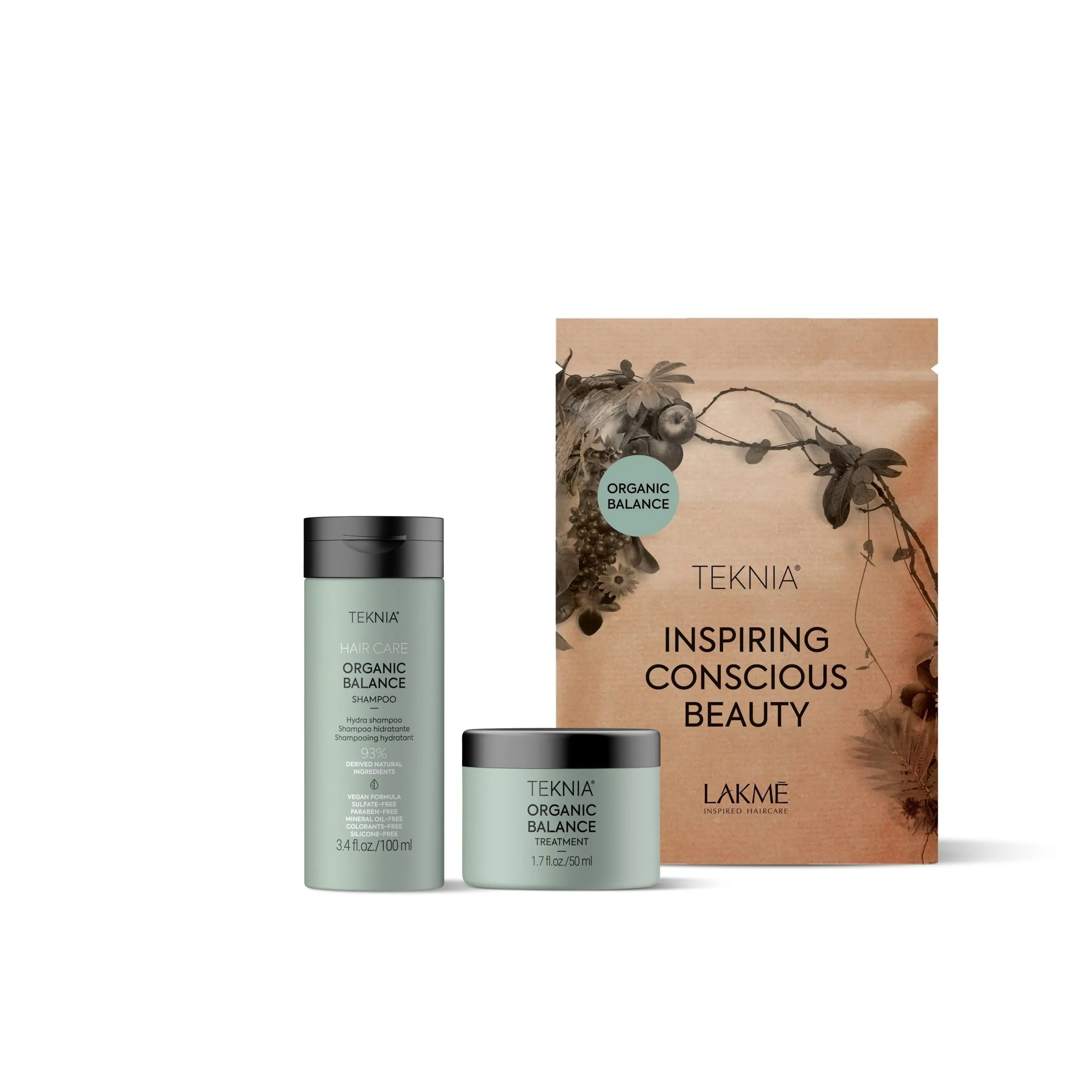 Teknia Inspiring Conscious Organic Balance Beauty Pack 1 Lote 2 Uds
