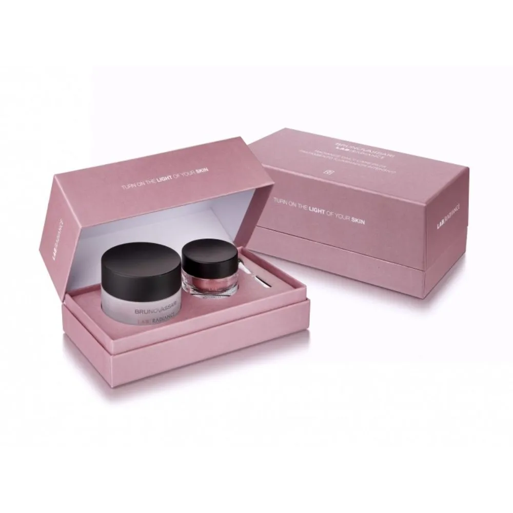 Limited Edition Set 2021 Bruno Vassari: Lab Radiance Niacinamide Illuminating Cream Face/Neck & Decolette 50 ml + Lab Radiance Day Eye Cream 15 ml