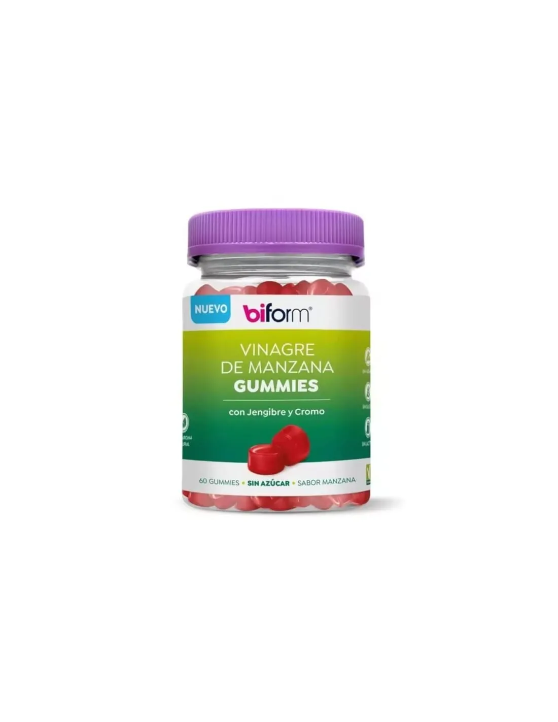 Biform Vinagre Manzana Gummies 60 Uds