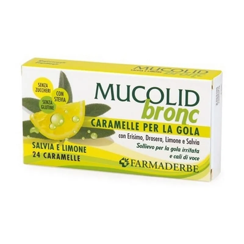 Mucolid Limon Caramelos 24 Uds