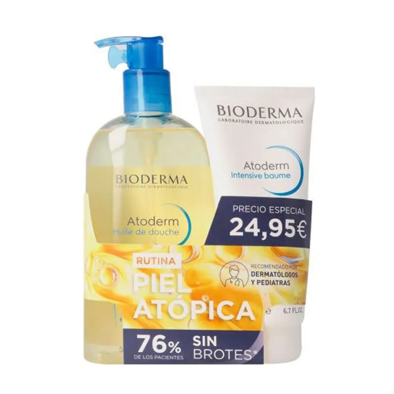 Atoderm Intensive Baume 200 ml + Atoderm Aceite de ducha 500 ml