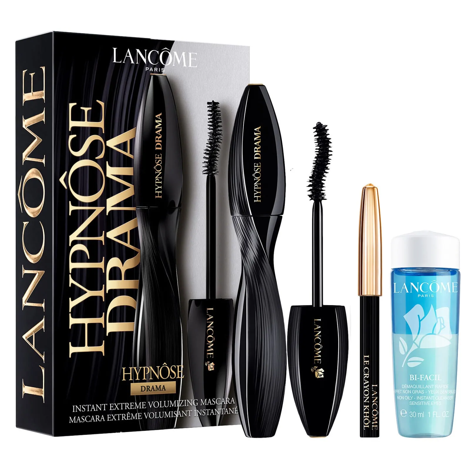 Hypnôse Drama Mascara + Le Crayon + Desmaquillante Bi-Facil Lote