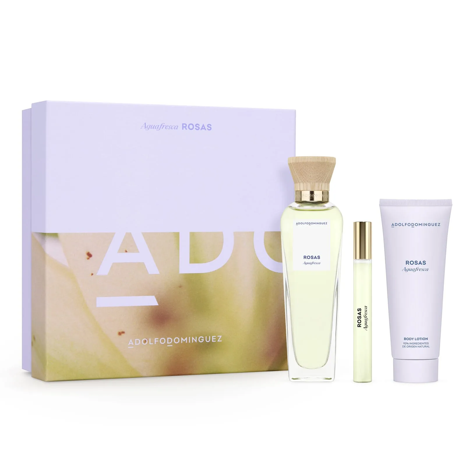 Agua Rosas EDT 120 ml + Mini 10 ml + Body Lotion 75 ml
