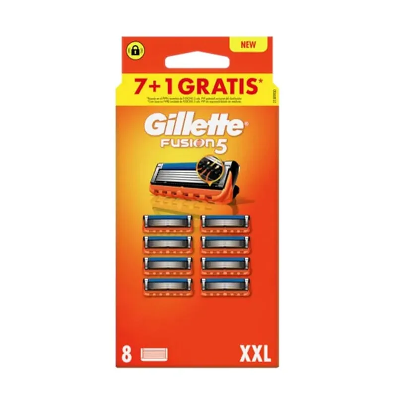 Gillette Fusion5 Recambios 8 Uds
