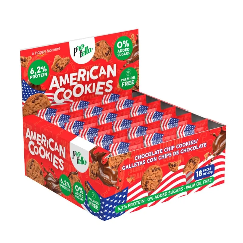 American Cookies 18 Uds 45g