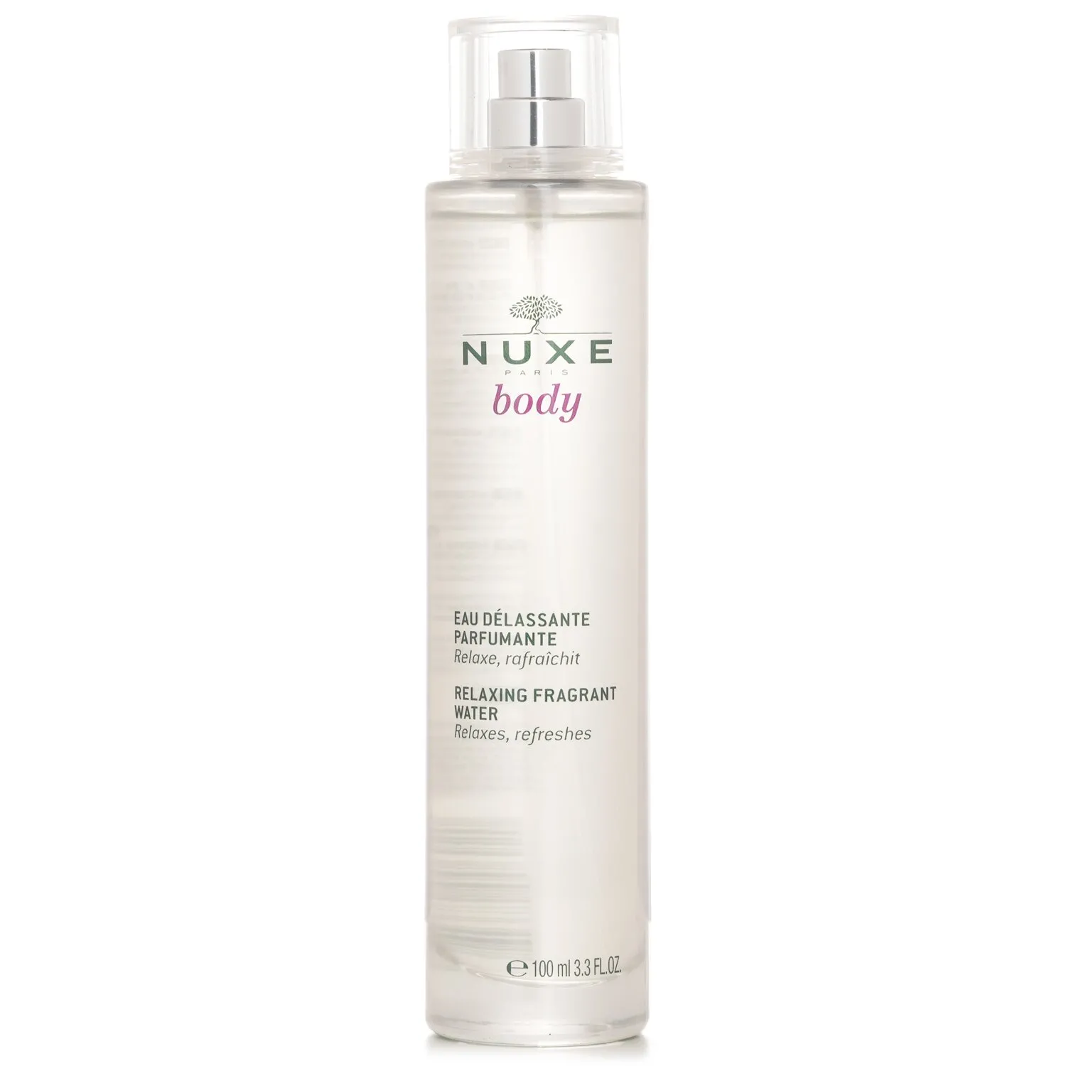 Spray de agua aromática relajante para el cuerpo