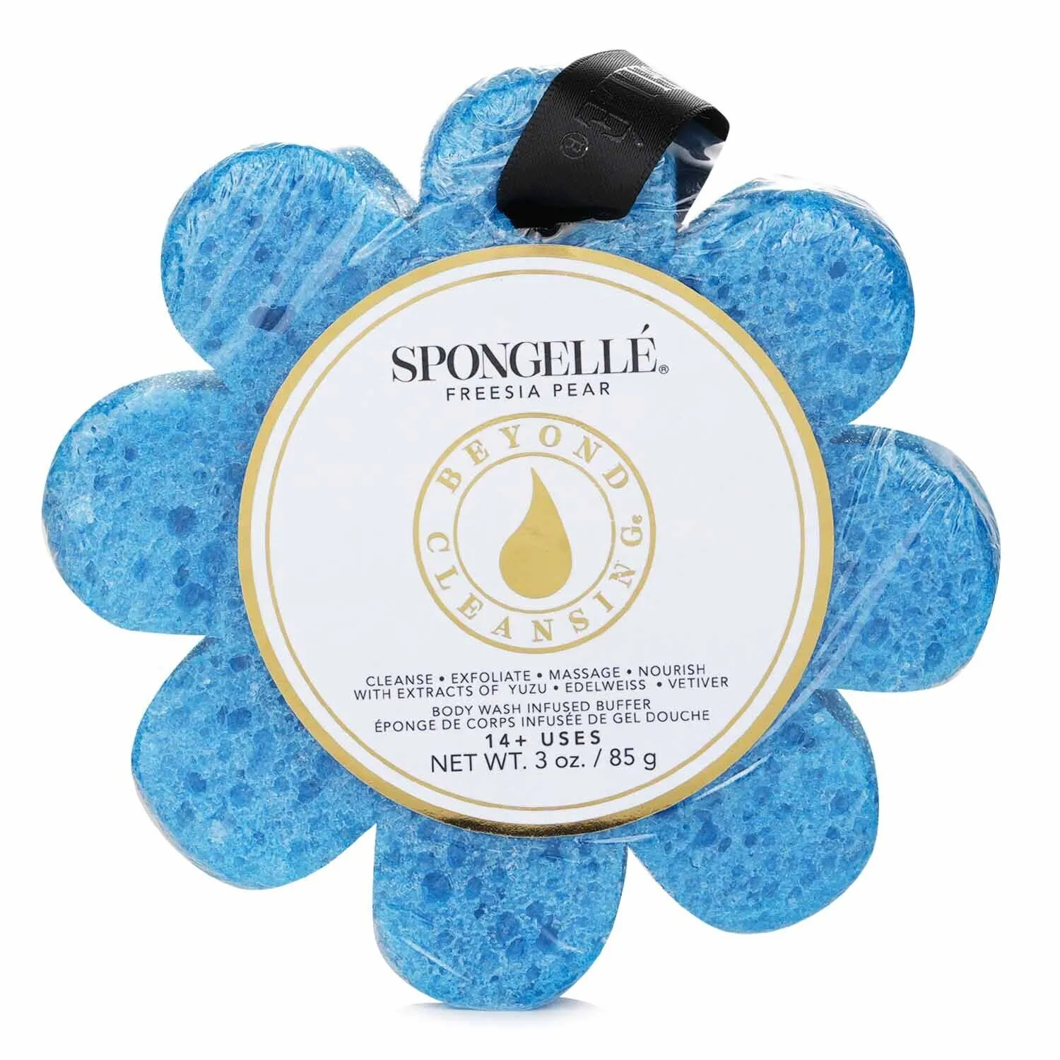 Esponja de jabón con aroma a flores silvestres - Fresia (Azul)