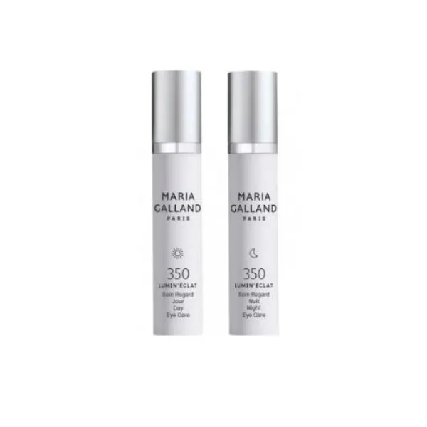 350 Soin Duo Regard Jour & Nuit | Contorno de ojos antienvejecimiento 2x10 ml - Lumin'Éclat - Maria Galland ®
