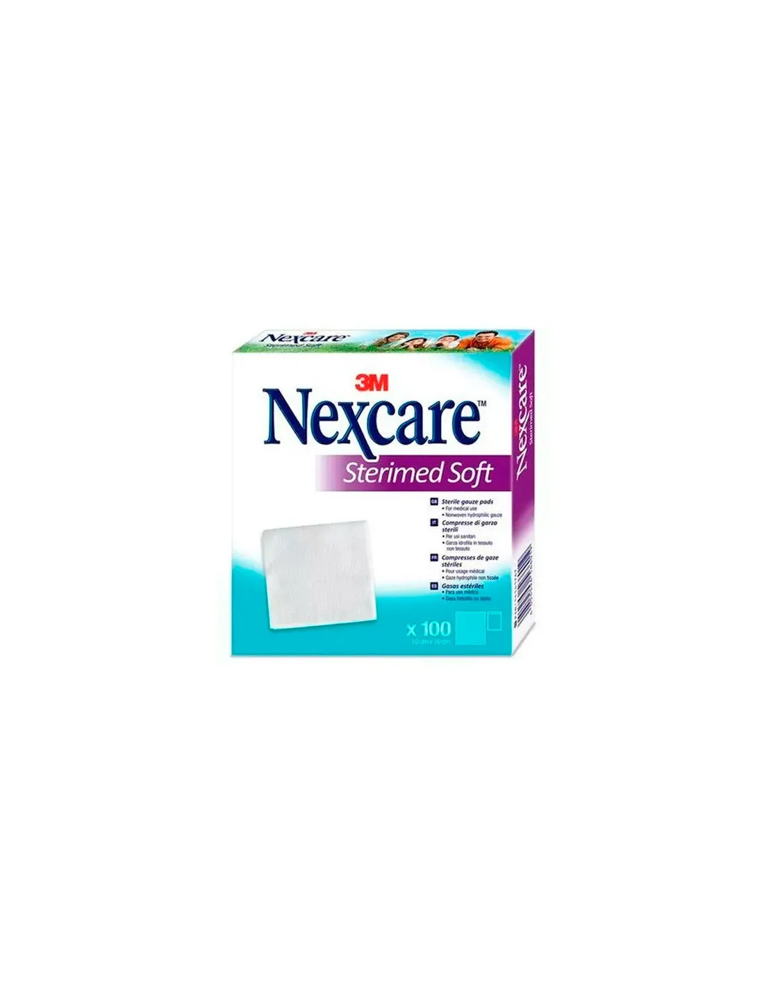 3M Nexcare Compresas Estériles 100 Unidades 10x10 cm