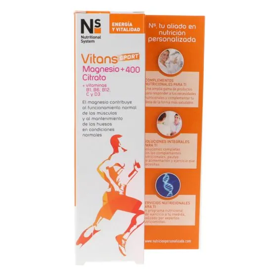 NS Vitans Sport Magnesio Citrato+ 400 10 comprimidos