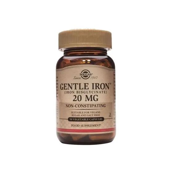 Solgar Gentle Iron 20 mg 90 Cápsulas