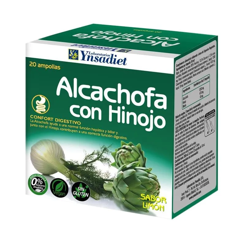 Alcachofa con Hinojo 20 Ampollas x 10ml