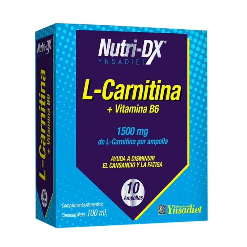 Nutri Dx L-Carnitina 10 Ampollas x 10ml