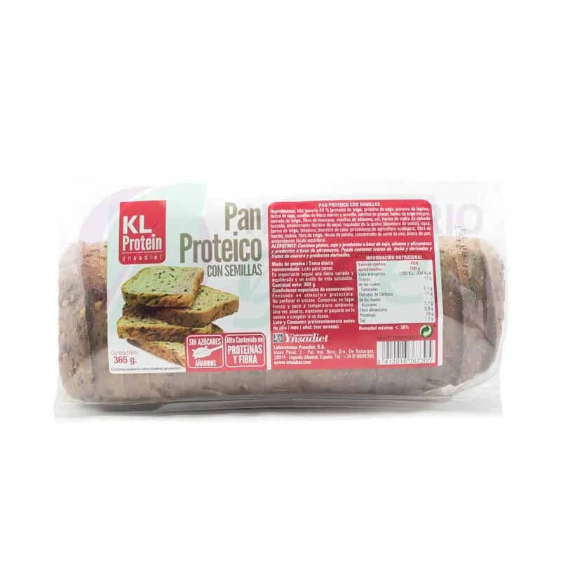 KL Protein Pan Proteico con Semillas 365g