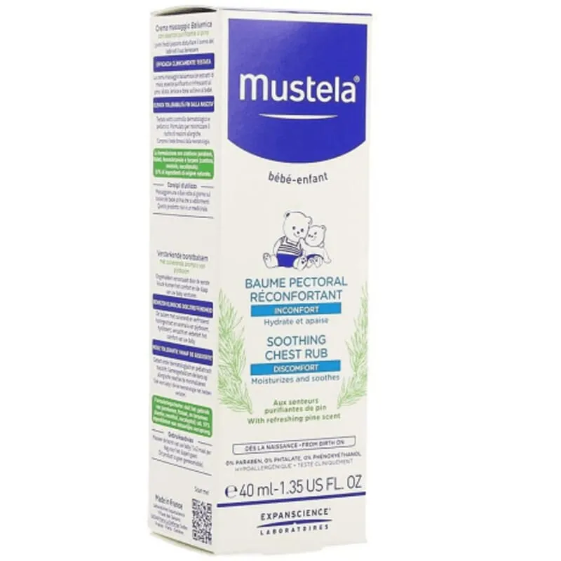 Mustela Bálsamo Pectoral Reconfortante 40ml