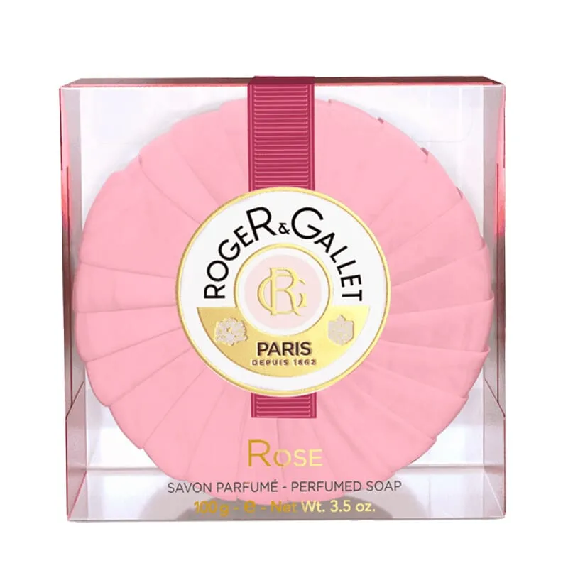 Roger & Gallet Jabón Perfumado Pastilla Rose 100g