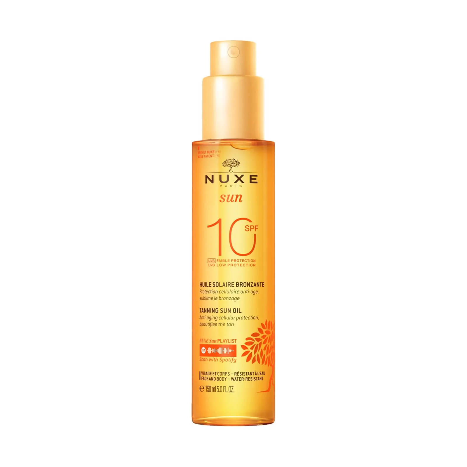 Sun Aceite Bronceador Rostro Y Cuerpo SPF10 150 ml