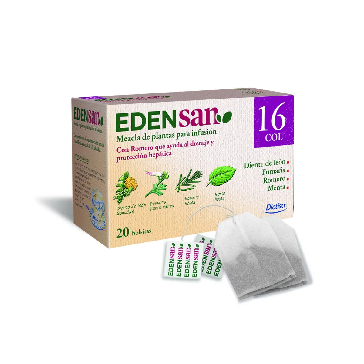 EDENSAN Col 16 (20 bolsitas) Dietisa