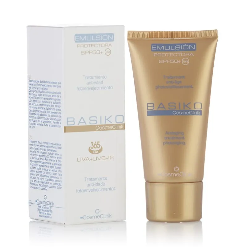 Basiko Protector Facial Emulsión SPF50+ 50ml
