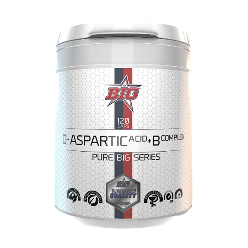 D-Aspartic Acid + B Complex 120 VCaps