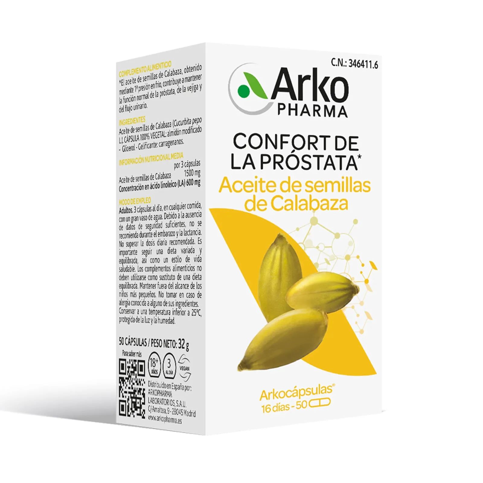 Aceite de Semillas de Calabaza 50 Caps