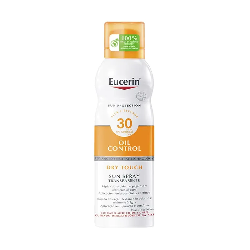 Eucerin Sun Spray Transparente Toque seco SPF30 200ml