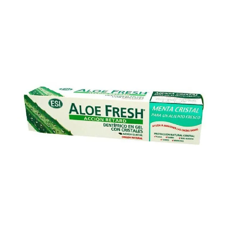 Aloe Fresh Acción Retard Dentífrico En Gel Con Cristales 100 ml