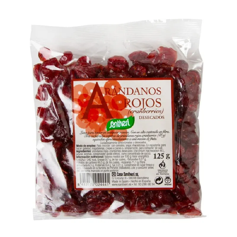Arándanos Rojos Desecados 125g