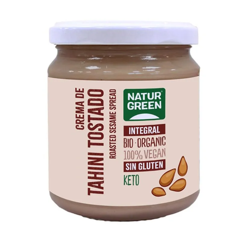 Crema Tahini Tostado Sin Gluten Bio 300 g