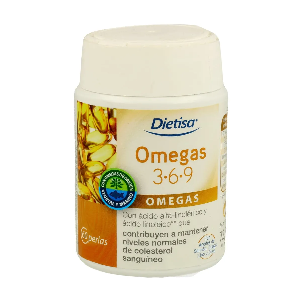 Omegas 3-6-9 (60 perlas) Dietisa